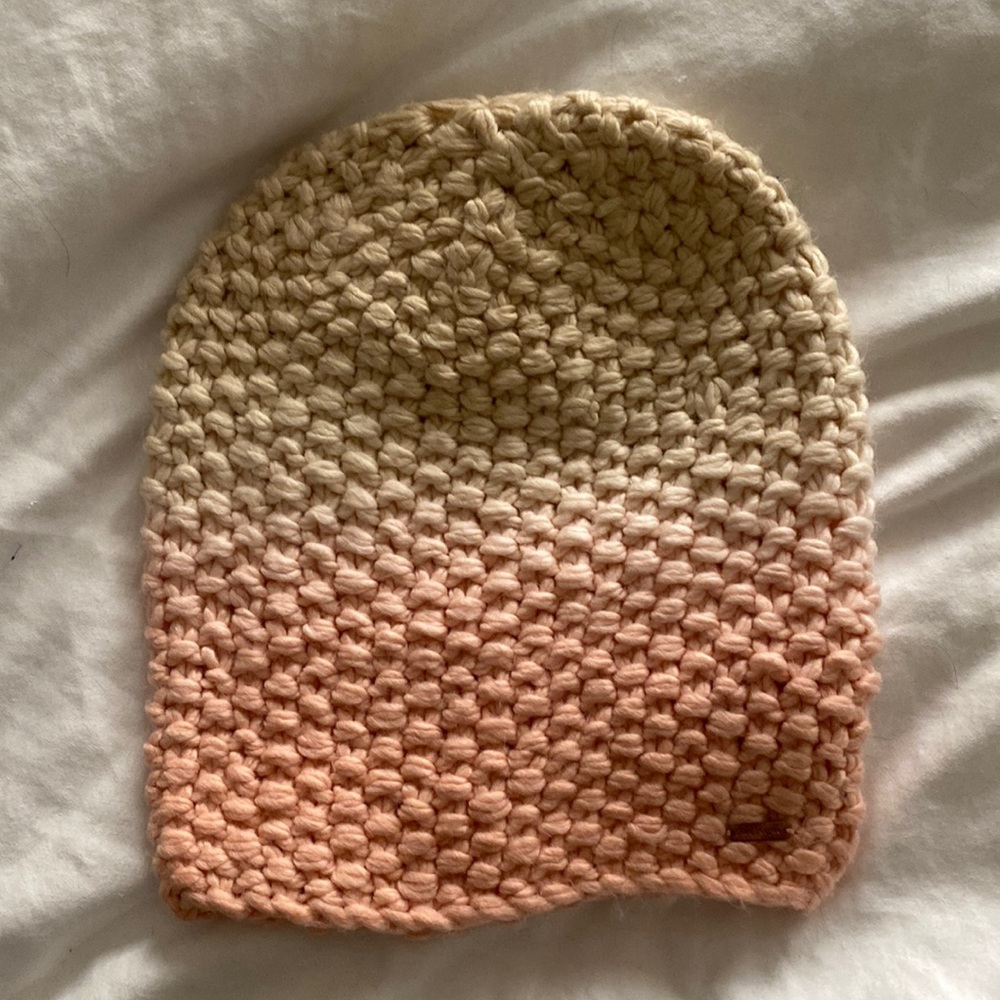 Free People Knit Ombré Pink Beanie